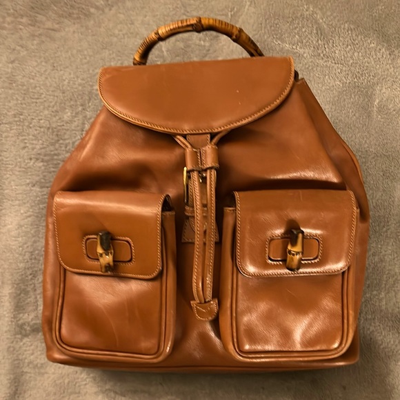 Gucci Bamboo Backpack - Picture 1 of 17